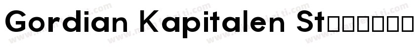 Gordian Kapitalen St字体转换